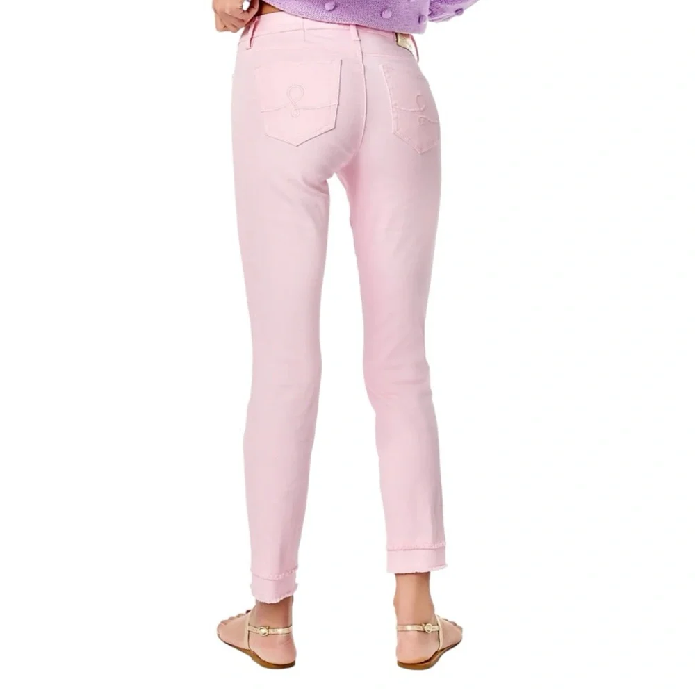 Lilly Pulitzer Pink Ankle Jeans - Picture 4 of 14
